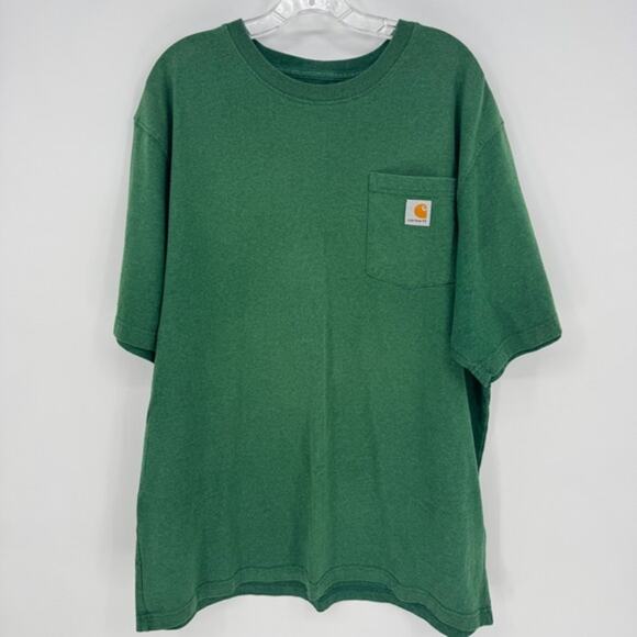 Carhartt Other - Carhartt Loose Fit Pocket‎ T Shirt Men's XL Green Workwear Cotton Blend